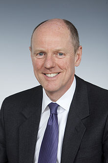 Nick Gibb, photographed in the Houses of Parliament in London.