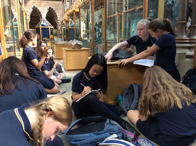 OHS Year 8 at Oxford's Natural History Museum