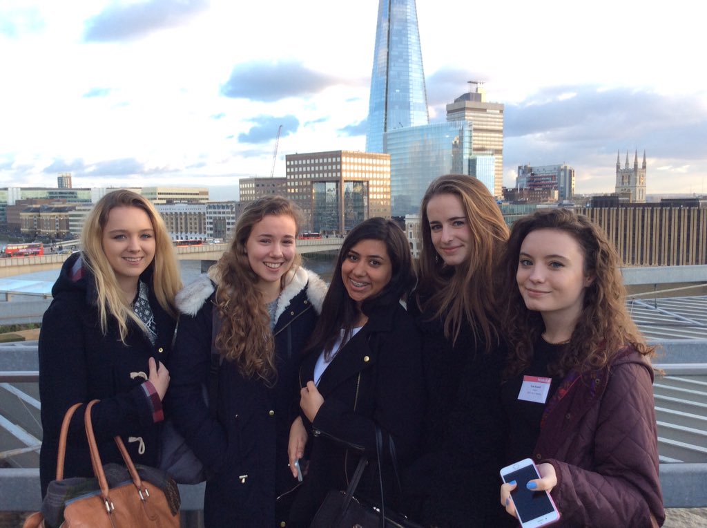 Y12 OHS students at Nomura Bank Insight Day